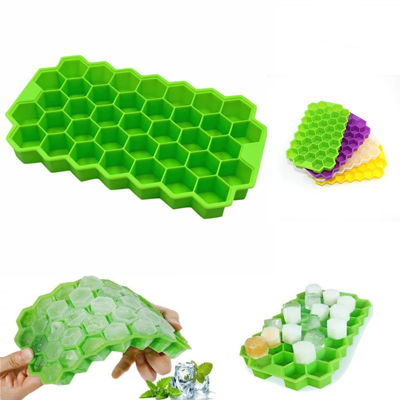 Silicone Honeycomb Shape Ice Cube 37 Cubes Ice Tray Ice Cube Mold Storage Containers tray Mini Small mold Ice Maker
Silicone Honeycomb Shape Ice Cube 37 Cubes Ice Tray Ice Cube Mold Storage Containers tray Mini Small mold Ice Maker
