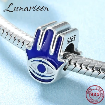 2019 Hot sale 925 Sterling Silver Hand of Fatima blue Enamel shape beads Fit Original Pandora Charm Bracelet Jewelry Making
2019 Hot sale 925 Sterling Silver Hand of Fatima blue Enamel shape beads Fit Original Pandora Charm Bracelet Jewelry Making