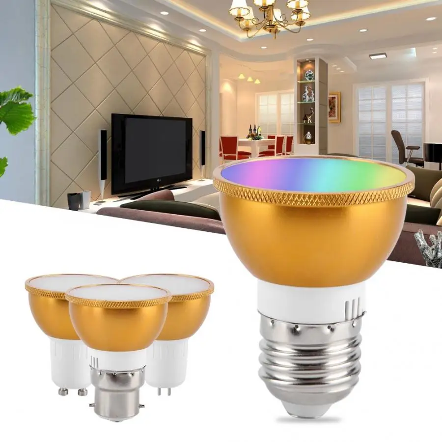 6W LED Light Bulb For E14/GU10/GU5.3/B22 RGB+CW Light Bulb With Smartphone Controlled Wifi Smart Lamp
6W LED Light Bulb For E14/GU10/GU5.3/B22 RGB+CW Light Bulb With Smartphone Controlled Wifi Smart Lamp