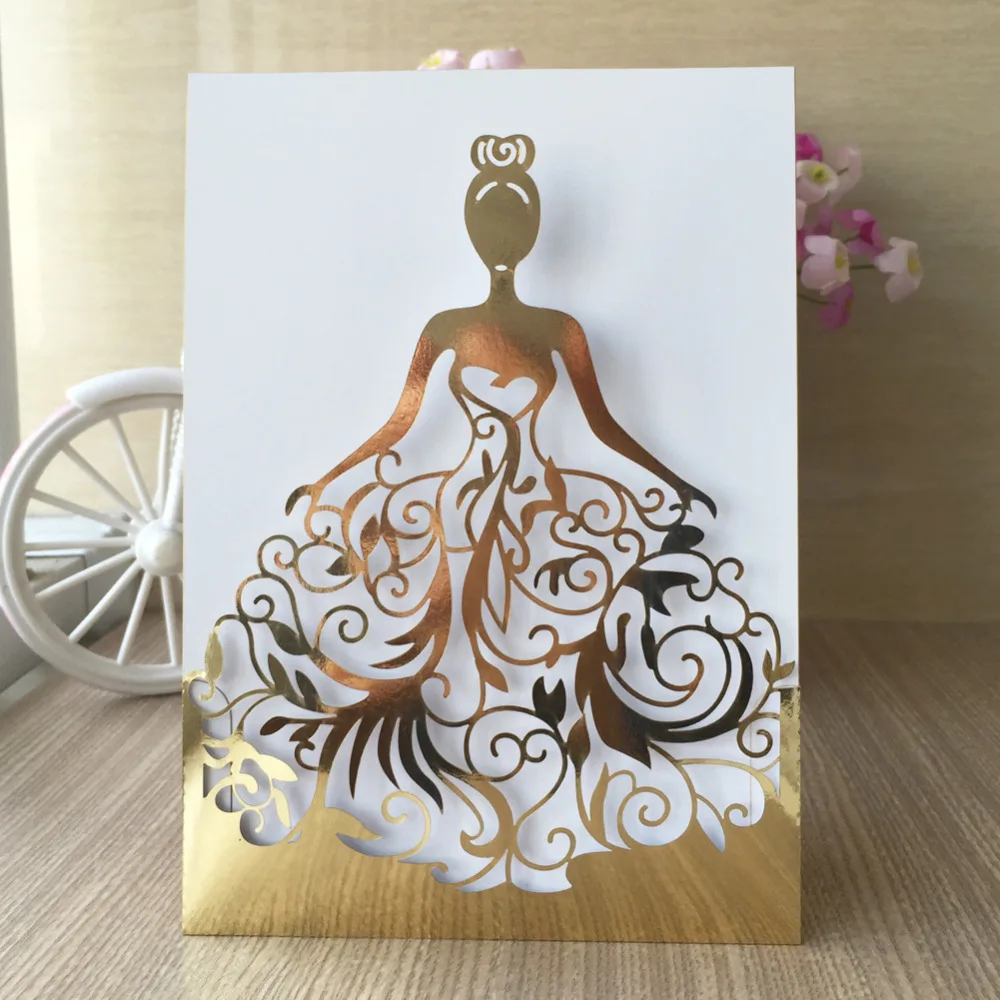 50Pcs Beautiful Sweet 15th 16th Birthday Wedding Invitation Card for Girls Beautiful & Colorful Metal Paper Gift Greeting Card
50Pcs Beautiful Sweet 15th 16th Birthday Wedding Invitation Card for Girls Beautiful & Colorful Metal Paper Gift Greeting Card