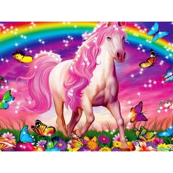 Full Drill Square Diamond 5D DIY Diamond Painting "Pink Unicorn & Rainbow" Diamond Embroidery Cross Stitch Mosaic Painting KBL
Full Drill Square Diamond 5D DIY Diamond Painting "Pink Unicorn & Rainbow" Diamond Embroidery Cross Stitch Mosaic Painting KBL