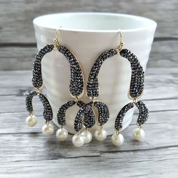 5Pairs metal arch shape Paved Rhinestone Crystal Earrings,Pearl Earrings Jewelry,For Women Bohemia Earring Christmas gift ER614
5Pairs metal arch shape Paved Rhinestone Crystal Earrings,Pearl Earrings Jewelry,For Women Bohemia Earring Christmas gift ER614