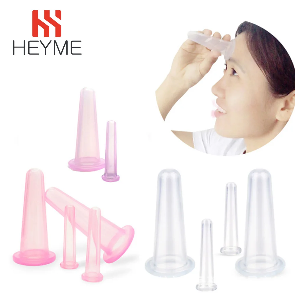 HEYME 4PC/Set Health Care Cup Face Neck Body Anti Cellulite Silicone Vacuum Cans Massage Neck Face Back Massager Cupping A
HEYME 4PC/Set Health Care Cup Face Neck Body Anti Cellulite Silicone Vacuum Cans Massage Neck Face Back Massager Cupping A