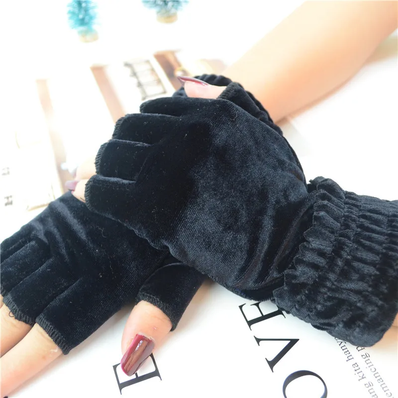 Women Fashion Lovely Half Finger Touch Screen Velvet Driving Mittens Winter Female Plush Windproof Keep Warm Cycling Gloves B79
Women Fashion Lovely Half Finger Touch Screen Velvet Driving Mittens Winter Female Plush Windproof Keep Warm Cycling Gloves B79