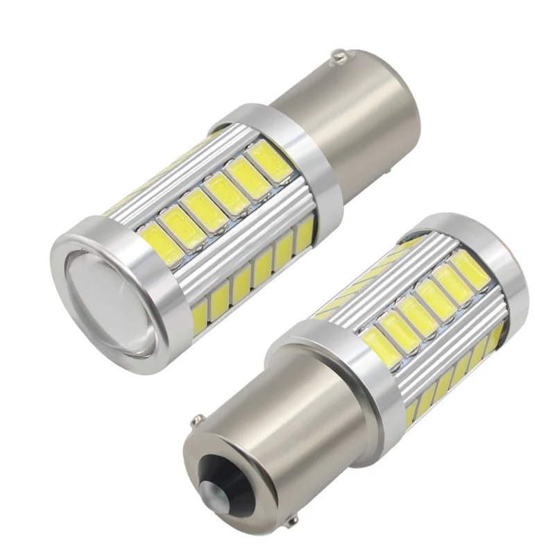 2PCS 1156 Car Light Signal Lamp 1156 BA15s P21W P21W5W Led Turn Brake Light Tail Lamp 33SMD 5730 LED Auto Rear Reverse Bulb r5w
2PCS 1156 Car Light Signal Lamp 1156 BA15s P21W P21W5W Led Turn Brake Light Tail Lamp 33SMD 5730 LED Auto Rear Reverse Bulb r5w