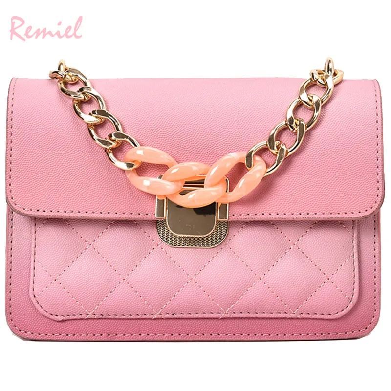 Luxury Handbag 2019 Fashion New High Quality PU Leather Women's Designer Handbag Gradient Lingge Chain Shoulder Messenger Bags
Luxury Handbag 2019 Fashion New High Quality PU Leather Women's Designer Handbag Gradient Lingge Chain Shoulder Messenger Bags