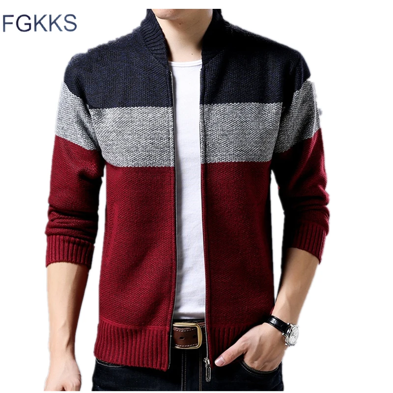 FGKKS Fashion Brand Men's Casual Cardigan Sweater Outwear Winter Men Mandarin Collar Pockets Knit Sweater Men Jacket
FGKKS Fashion Brand Men's Casual Cardigan Sweater Outwear Winter Men Mandarin Collar Pockets Knit Sweater Men Jacket
