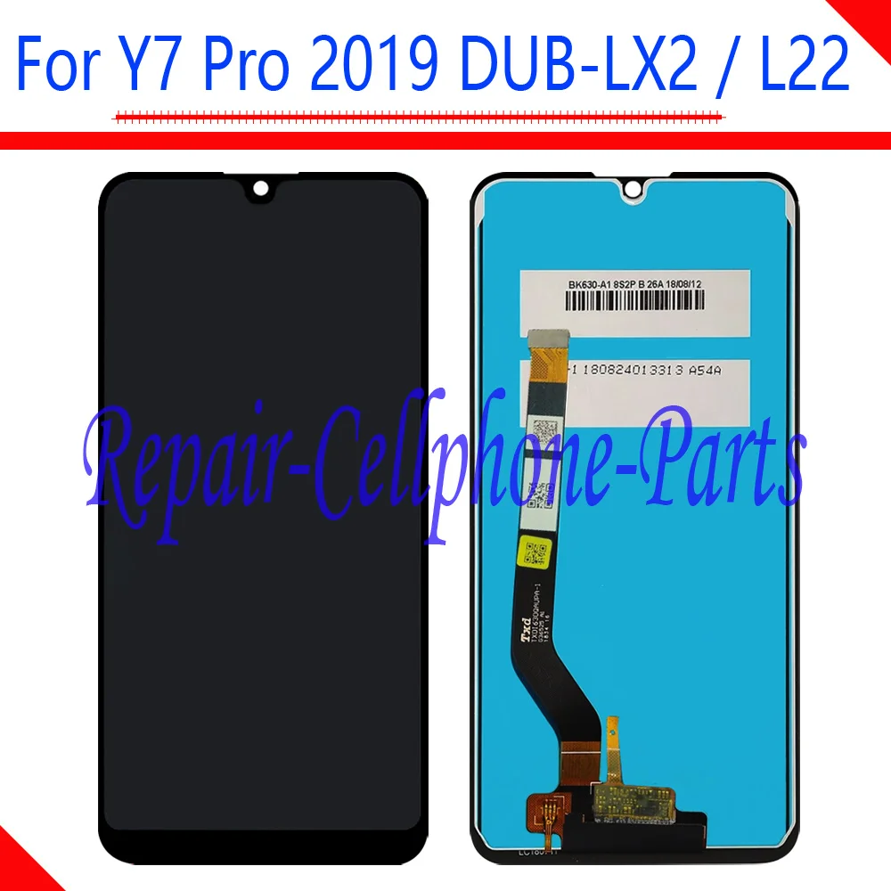 6.26 inch New Full LCD Display + Touch Screen Digitizer Assembly For Huawei Y7 Pro 2019 DUB-LX2 / Y7 2019 DUB-LX1 DUB-L22
6.26 inch New Full LCD Display + Touch Screen Digitizer Assembly For Huawei Y7 Pro 2019 DUB-LX2 / Y7 2019 DUB-LX1 DUB-L22