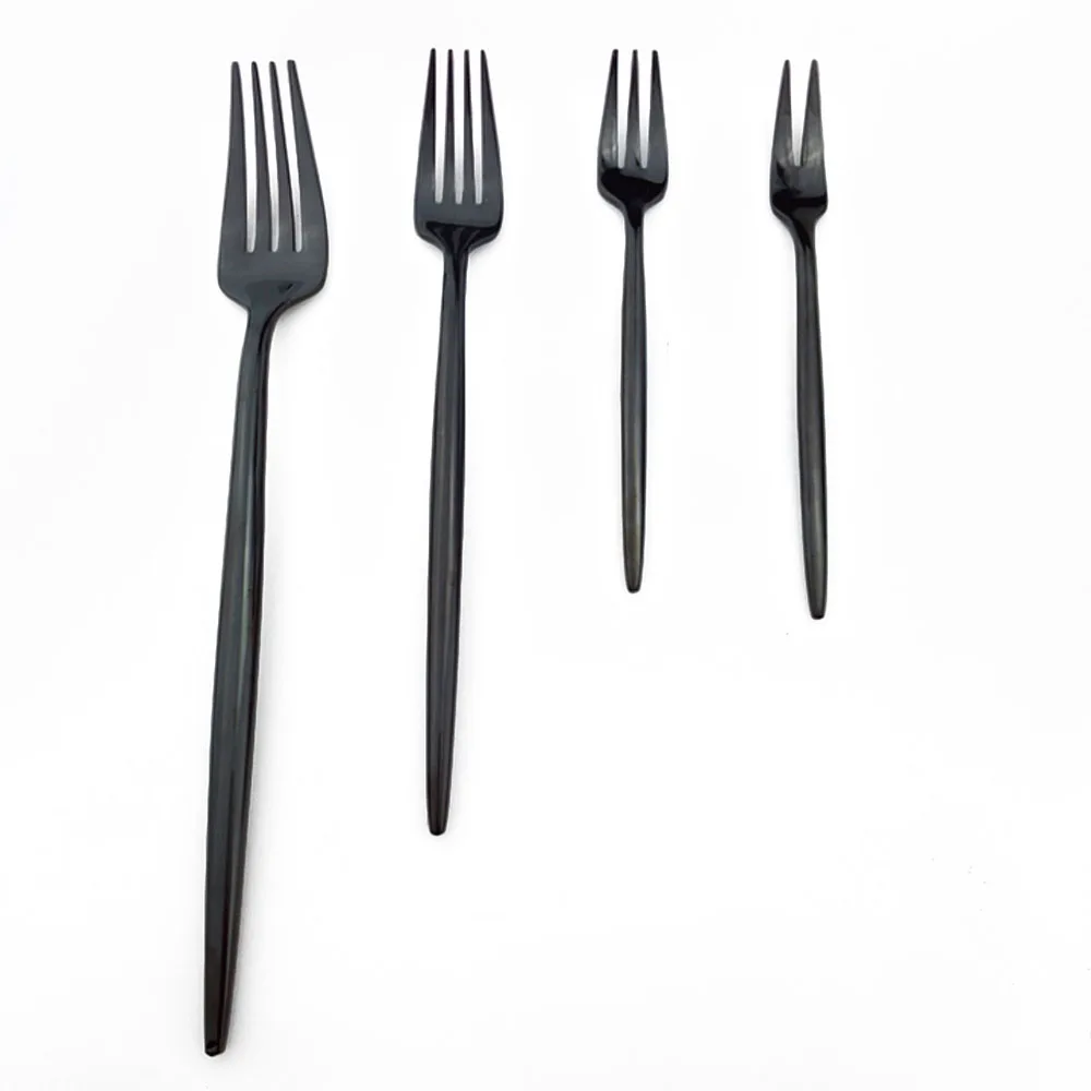 Hot Wholesale Fruit Fork Meta 1Pc Black Stainless Steel Dinnerware Tableware Cake Dinner Knife Dessert Fork Party Drop Shipping
Hot Wholesale Fruit Fork Meta 1Pc Black Stainless Steel Dinnerware Tableware Cake Dinner Knife Dessert Fork Party Drop Shipping