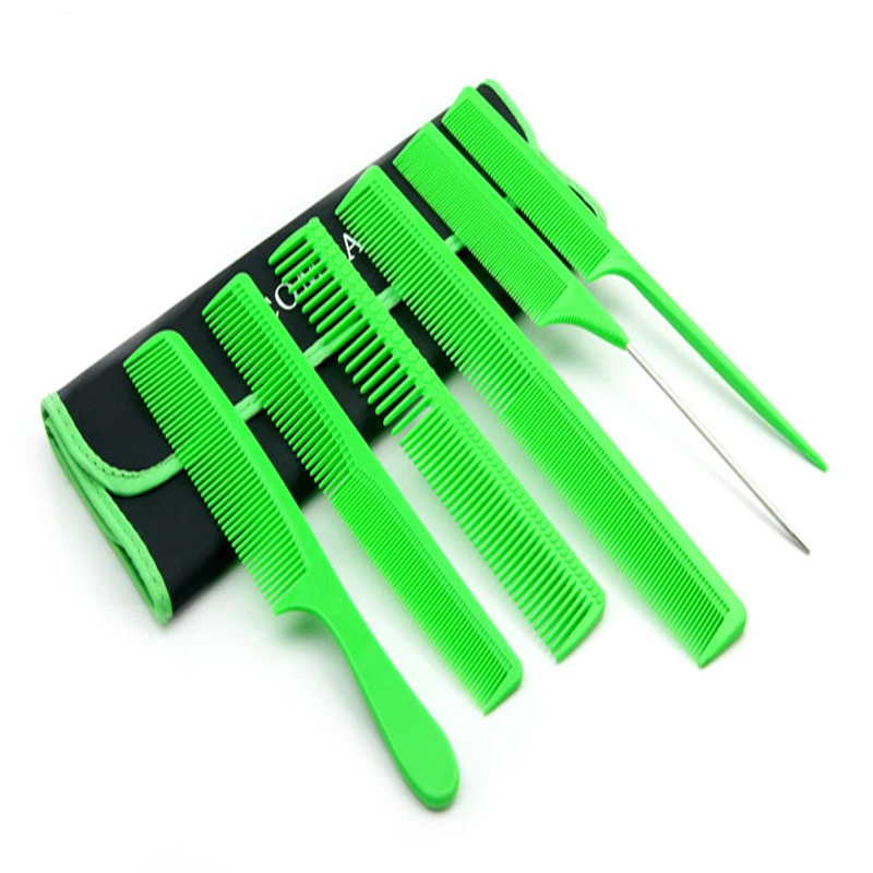 6pcs/set Salon Hairdressing Combs Kit with Bag Professional Barber Hair Styling Hairbrush Fashion Color Hair Beauty Tool UN900
6pcs/set Salon Hairdressing Combs Kit with Bag Professional Barber Hair Styling Hairbrush Fashion Color Hair Beauty Tool UN900