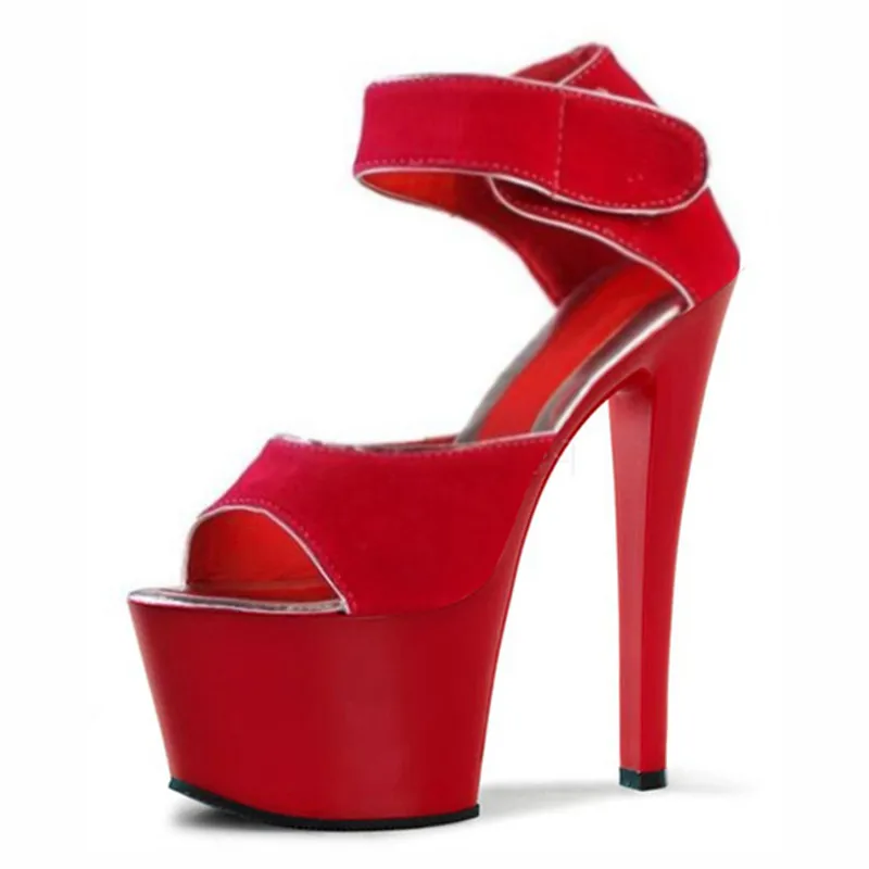 Spring fashion, Rome hollow super high heels, night club large stage banquet with sandals 17cm high heels
Spring fashion, Rome hollow super high heels, night club large stage banquet with sandals 17cm high heels
