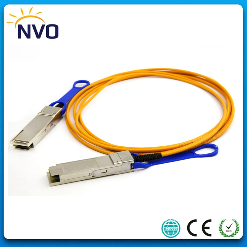 56Gbps QSFP+ to QSFP 1M (3ft) OM2 Cable Active Optical Cable,56G QSFP+ AOC Cables
56Gbps QSFP+ to QSFP 1M (3ft) OM2 Cable Active Optical Cable,56G QSFP+ AOC Cables