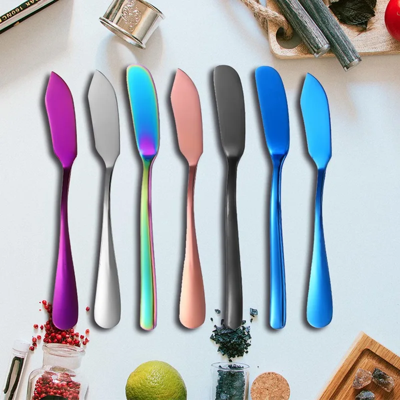 Stainless Steel Color Jam Knife Butter Knife Jam Spreaders Breakfast Tool Butter Knife Cheese Dessert Cream Western Cutlery
Stainless Steel Color Jam Knife Butter Knife Jam Spreaders Breakfast Tool Butter Knife Cheese Dessert Cream Western Cutlery