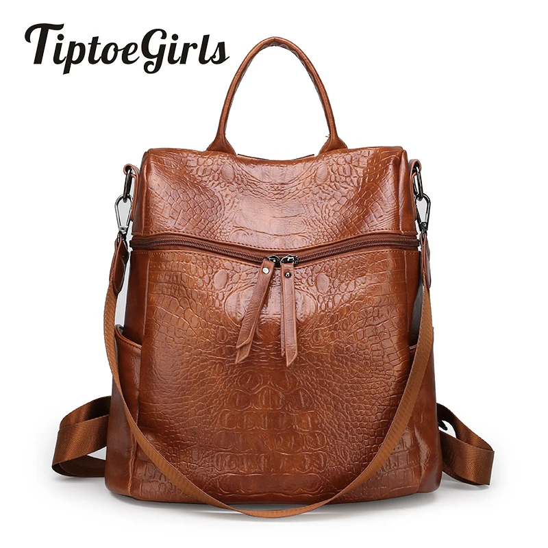 High Grade Crocodile Pattern Ladies Backpack New Fashion High Quality Casual Wild Travel Multifunction Backpack
High Grade Crocodile Pattern Ladies Backpack New Fashion High Quality Casual Wild Travel Multifunction Backpack