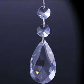 Crystal Chandelier Prism Pendant Sets 100pcs/Lot 50mm Teardrop Pendant With 2pcs 14mm Octagon Beads Decoration
Crystal Chandelier Prism Pendant Sets 100pcs/Lot 50mm Teardrop Pendant With 2pcs 14mm Octagon Beads Decoration