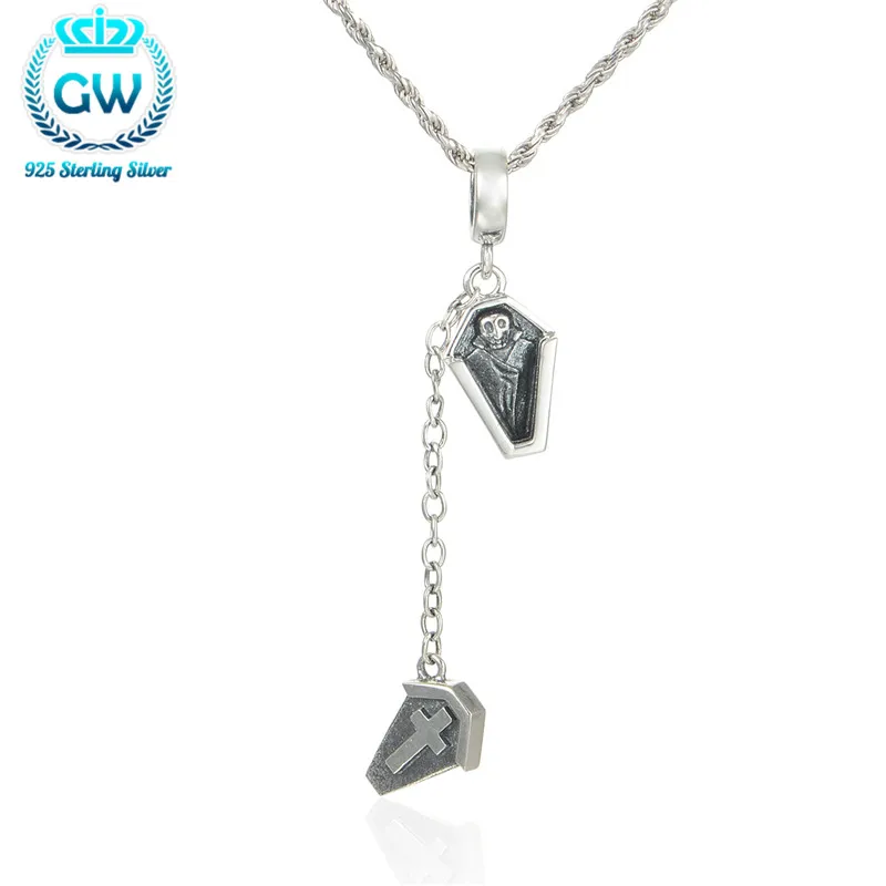 GW Vintage Jewelry Tibetan Silver Coffin Pendant Fit Sterling Silver Jewelry 925 Bracelet S215-30
GW Vintage Jewelry Tibetan Silver Coffin Pendant Fit Sterling Silver Jewelry 925 Bracelet S215-30
