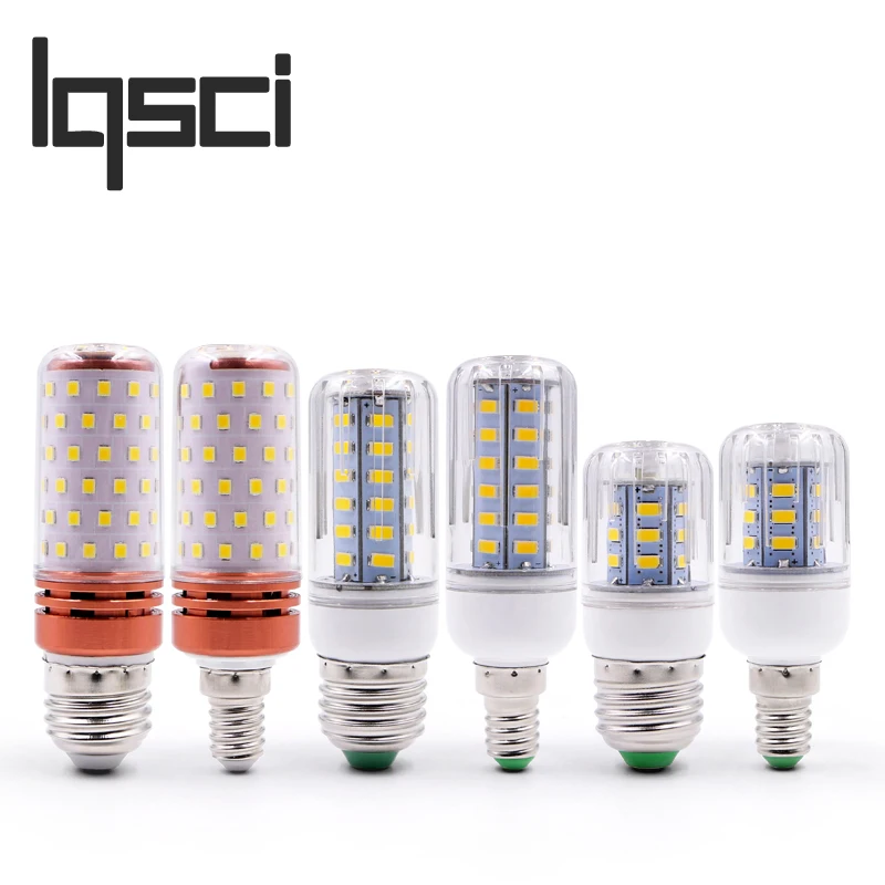LQSCI E27 E14 LED Corn lamp True power 9W 12W SMD2835 220V 240V Corn Bulb Chandelier Candle LED Light For Home Decoration
LQSCI E27 E14 LED Corn lamp True power 9W 12W SMD2835 220V 240V Corn Bulb Chandelier Candle LED Light For Home Decoration