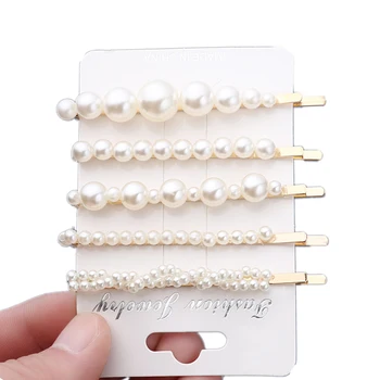 5pcs/lot Pearl Beads Hair Clips Big Small Imitation Hairpins For Women Fashion Hair Jewelry Simple Barrettes Wholesale Hairpins 
5pcs/lot Pearl Beads Hair Clips Big Small Imitation Hairpins For Women Fashion Hair Jewelry Simple Barrettes Wholesale Hairpins
