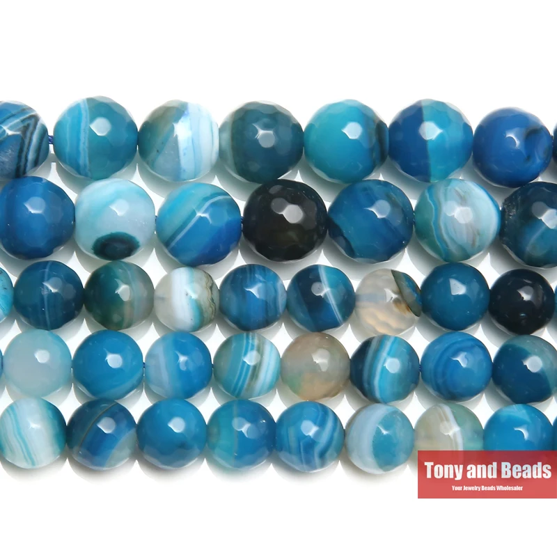 Free Shipping 15" Strand Natural Stone Faceted Blue Stripe Agates Round Beads 4 6 8 10 12MM Pick Size For Jewelry Making
Free Shipping 15" Strand Natural Stone Faceted Blue Stripe Agates Round Beads 4 6 8 10 12MM Pick Size For Jewelry Making