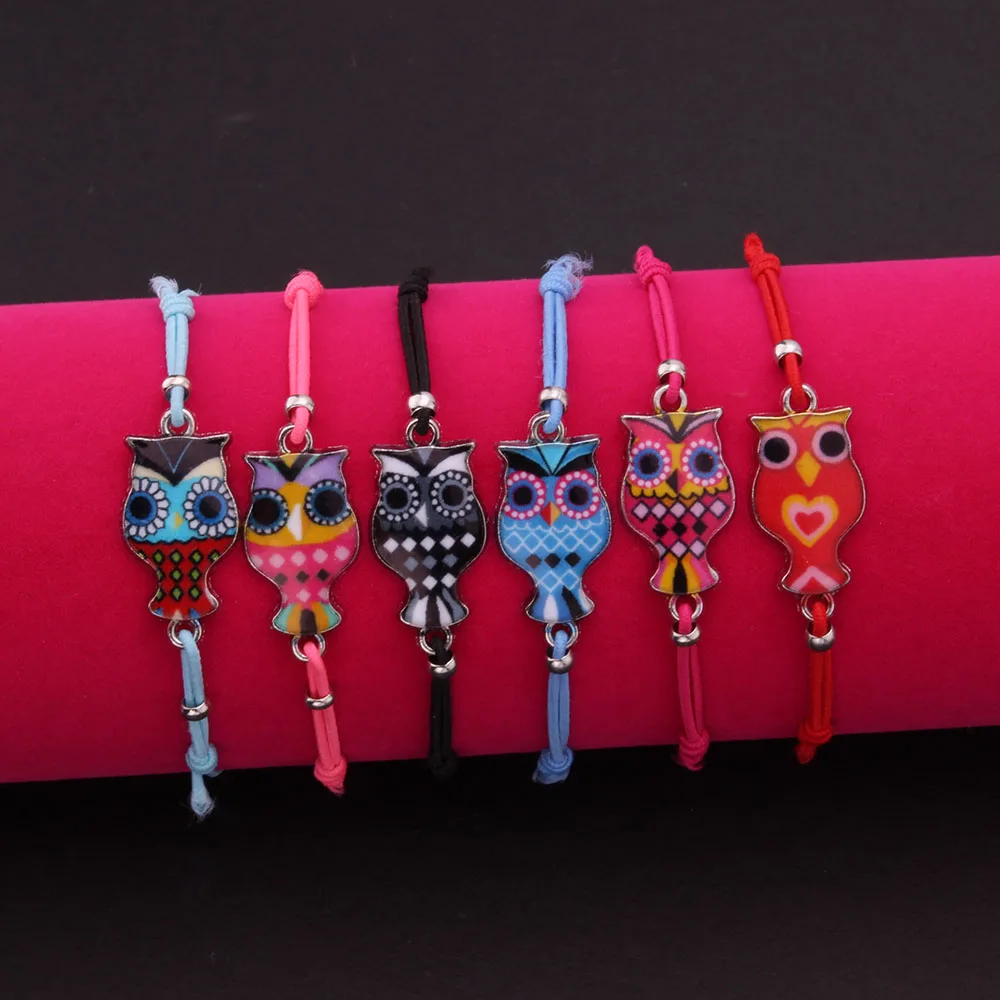 nice multicolored wise owl charm bracelet cute High quality elastic thread adjustable stretch friendship bracelet femme cordon
nice multicolored wise owl charm bracelet cute High quality elastic thread adjustable stretch friendship bracelet femme cordon