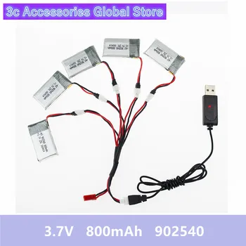New 5pcs 3.7V 800mAh X5C Lipo Battery With USB Charger Suitable with X5C-1 X5C V391 Cheerson CX-30 CX-30w RC Quadcopter Drone 
New 5pcs 3.7V 800mAh X5C Lipo Battery With USB Charger Suitable with X5C-1 X5C V391 Cheerson CX-30 CX-30w RC Quadcopter Drone