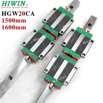HIWIN HG20 Linear Guide Rail 2pcs HGW20 with 4pcs HGW20CA Guide block HGW20 for CNC Custom length 1400mm 1500mm
HIWIN HG20 Linear Guide Rail 2pcs HGW20 with 4pcs HGW20CA Guide block HGW20 for CNC Custom length 1400mm 1500mm