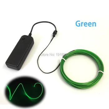 Green 2.3mm 2Meter Flexible Led Strip EL wire rope cable With DC-3V EL controller Car Dance Party Decor TV Light
Green 2.3mm 2Meter Flexible Led Strip EL wire rope cable With DC-3V EL controller Car Dance Party Decor TV Light