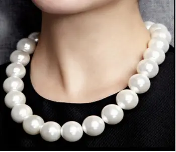 huge 12-15mm round white pearl necklace 18inch
huge 12-15mm round white pearl necklace 18inch