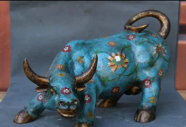 free Beautiful Old Chinese Strong Bullfight Oxen Bull Statue, Cloisonne Enamel Bronze fast
free Beautiful Old Chinese Strong Bullfight Oxen Bull Statue, Cloisonne Enamel Bronze fast
