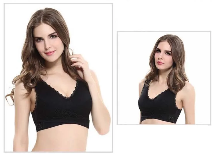 Sexy Push Up Bras For Women Push Up Bralette Seamless Lace Brassiere Qlus Size XXL Underwear Women Bh Lingerie Soutien Gorge 23