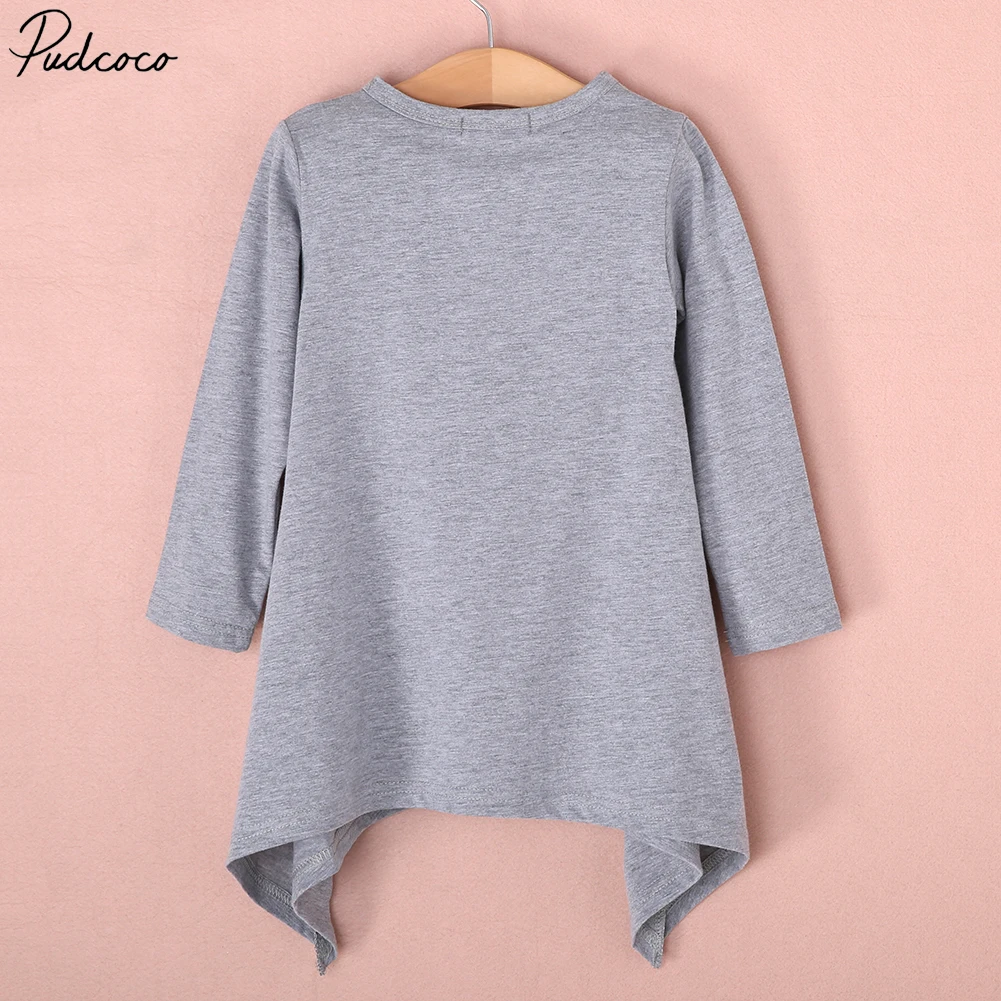 Pudcoco Toddler Baby Girls Kid Clothes Cotton O-Neck Long Sleeve Loose Dress Outfit 2-7 Years Helen115
Pudcoco Toddler Baby Girls Kid Clothes Cotton O-Neck Long Sleeve Loose Dress Outfit 2-7 Years Helen115