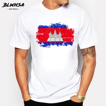 BLWHSA New Fashion Hip Hop Men'S Casual Cambodia National Flag Printed T Shirt Cotton Men Clothes Summer Cambodia T-Shirts
BLWHSA New Fashion Hip Hop Men'S Casual Cambodia National Flag Printed T Shirt Cotton Men Clothes Summer Cambodia T-Shirts