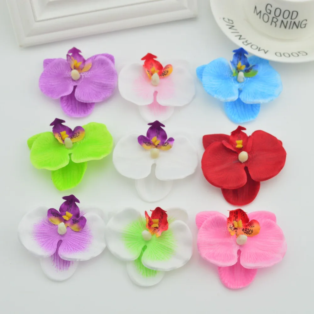 100pcs orchid artificial flowers for Wedding Home Decoration DIY simulation Butterfly Orchid Silk Phalaenopsis Fake Flowers head
100pcs orchid artificial flowers for Wedding Home Decoration DIY simulation Butterfly Orchid Silk Phalaenopsis Fake Flowers head