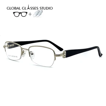 Men Metal Glasses Frame Eyewear Eyeglasses Reading Myopia Prescription Lens 1.56 Index 1023-C5
Men Metal Glasses Frame Eyewear Eyeglasses Reading Myopia Prescription Lens 1.56 Index 1023-C5