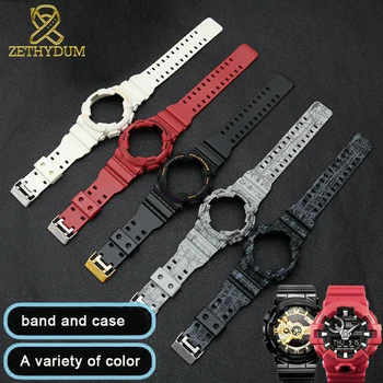 Resin watch strap for casio GD GLS GA120 GA-100 GA-110 Silicone Rubber watchband sport watches band and watch case
Resin watch strap for casio GD GLS GA120 GA-100 GA-110 Silicone Rubber watchband sport watches band and watch case