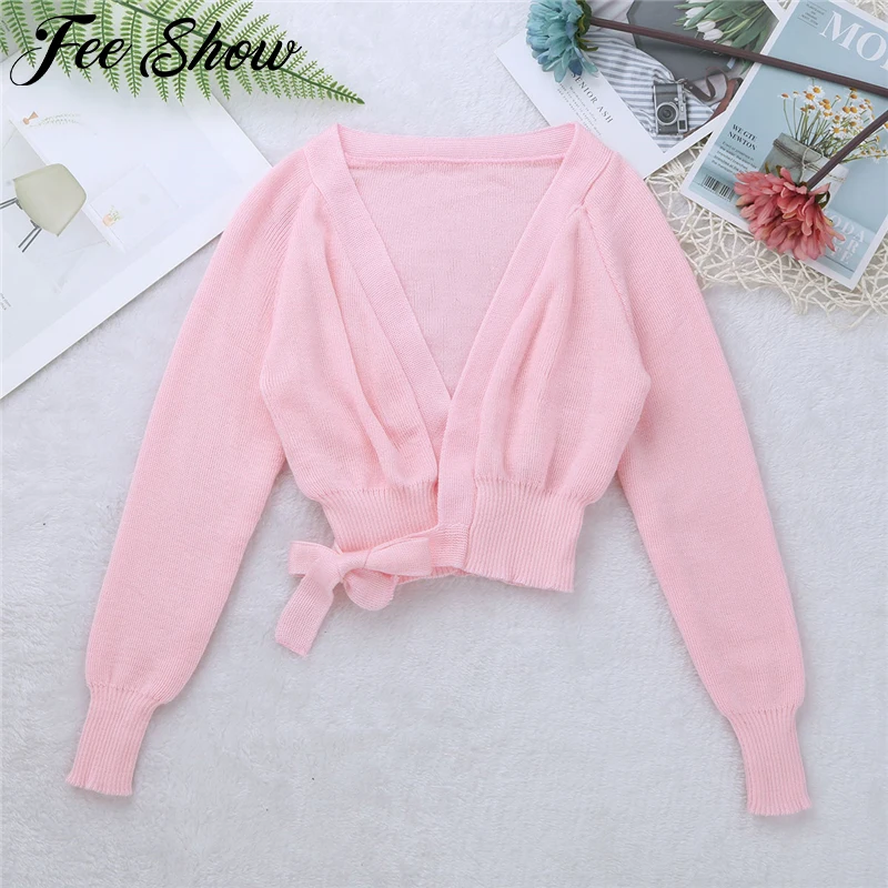 Kids Long Sleeve Ballet Gymnastics Leotard Jacket Knit Wrap Sweater Cardigan Warm-up Coat Girls Latin Ballet Dance Top
Kids Long Sleeve Ballet Gymnastics Leotard Jacket Knit Wrap Sweater Cardigan Warm-up Coat Girls Latin Ballet Dance Top