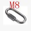 M8,304,321,316 stainless steel quick connecting link/button link runway/mountaineering buckle chain 
M8,304,321,316 stainless steel quick connecting link/button link runway/mountaineering buckle chain