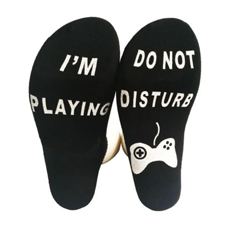 

Cotton Socks Men funny Hip Hop Unisex Do Not Disturb I'm Playing Fortnight Skateboard Sock Comfortable Socks