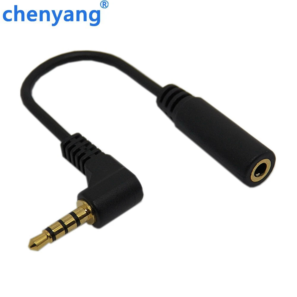 Black 90 degree right angled 3.5mm 3.5 mm 4 poles Audio Stereo Male to Female Extension Cable 10cm Stereo cable 3.5
Black 90 degree right angled 3.5mm 3.5 mm 4 poles Audio Stereo Male to Female Extension Cable 10cm Stereo cable 3.5