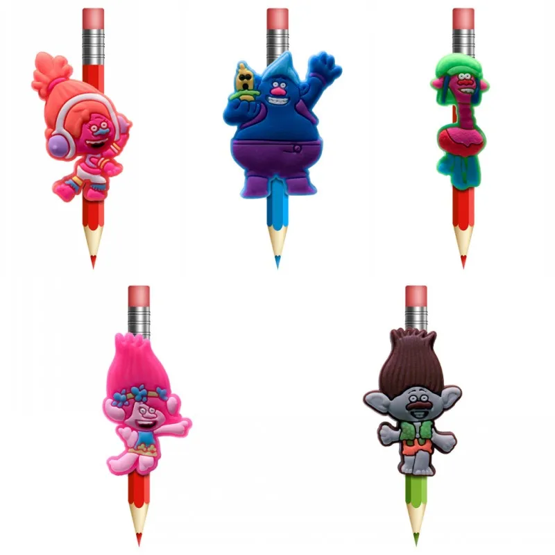 8pcs/lot Poppy Cartoon PVC Pen Topper Trolls Pen Grips Elf Pencil Caps Stationery Set School/Office Supplies Kid Birthday Gift
8pcs/lot Poppy Cartoon PVC Pen Topper Trolls Pen Grips Elf Pencil Caps Stationery Set School/Office Supplies Kid Birthday Gift