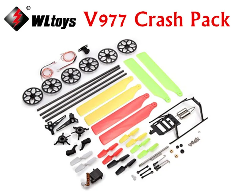 Image WLtoys V977 Crash Pack  Accessory Bag WLtoys V977 Power Star X1 Spare parts Free Shipping