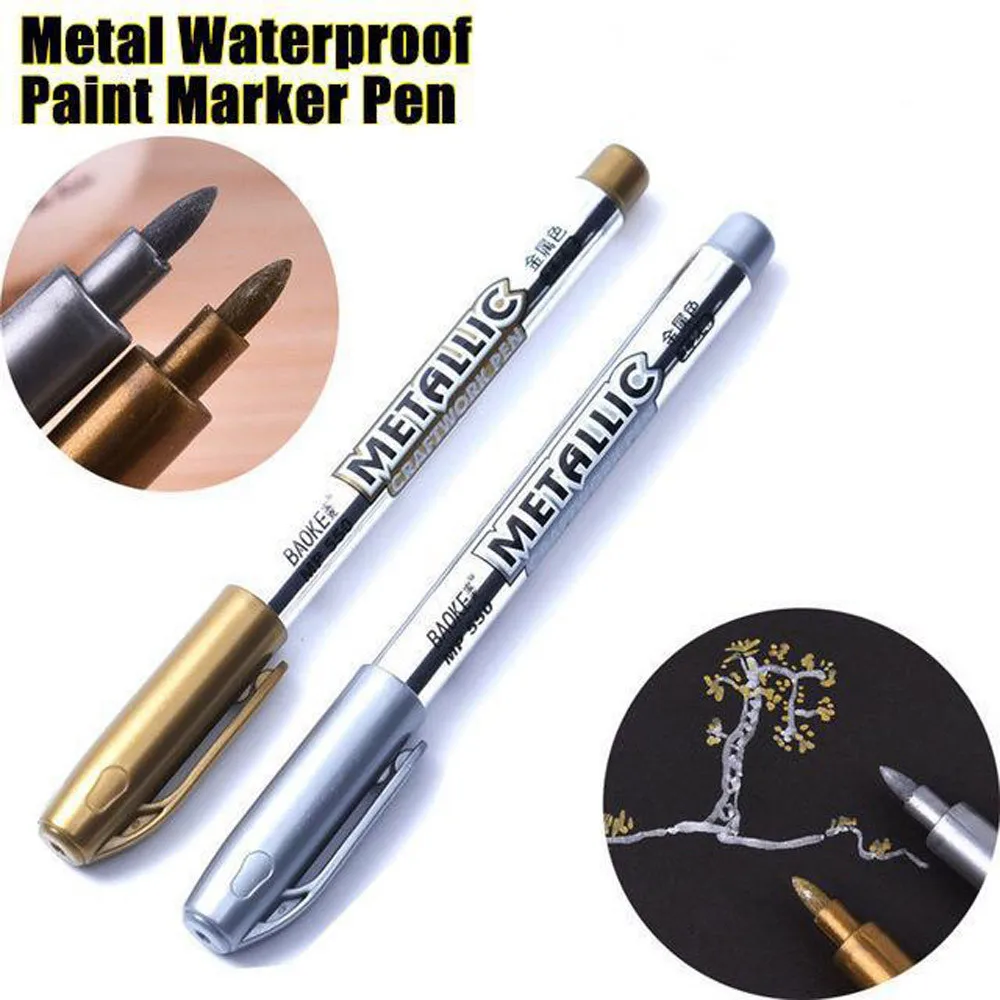 ISHOWTIENDA 2018 Assorted Colored Metallic Permanent Paint Markers Pens Metallic Marker Pens Paint By Number Pens 0421
ISHOWTIENDA 2018 Assorted Colored Metallic Permanent Paint Markers Pens Metallic Marker Pens Paint By Number Pens 0421