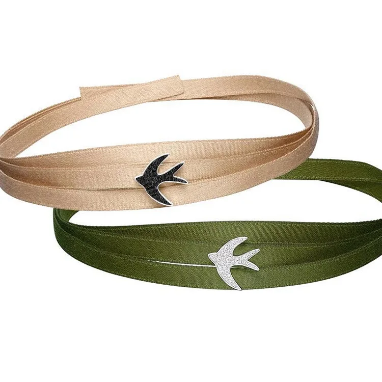New 2019 Summer Jewelry Wholesale/ Bird Green Color Torques Ribbon Choker Necklace Design Jewelry Fashion Accssories
New 2019 Summer Jewelry Wholesale/ Bird Green Color Torques Ribbon Choker Necklace Design Jewelry Fashion Accssories