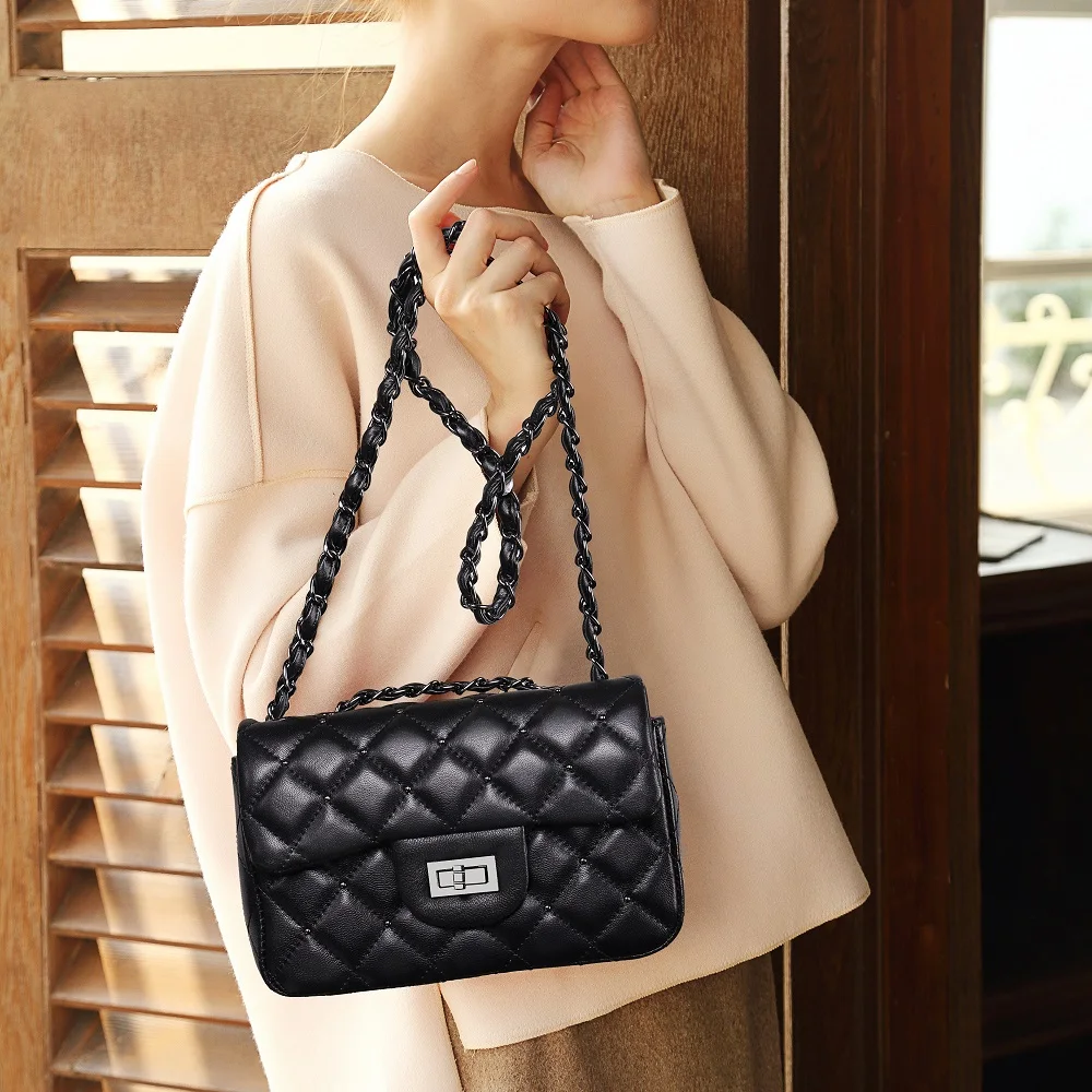Luxury Sheepskin Crossbody Bags Women Messenger Shoulder Bag Large Purse Diamond Lattice Genuine Leather Handbag sac a main
Luxury Sheepskin Crossbody Bags Women Messenger Shoulder Bag Large Purse Diamond Lattice Genuine Leather Handbag sac a main