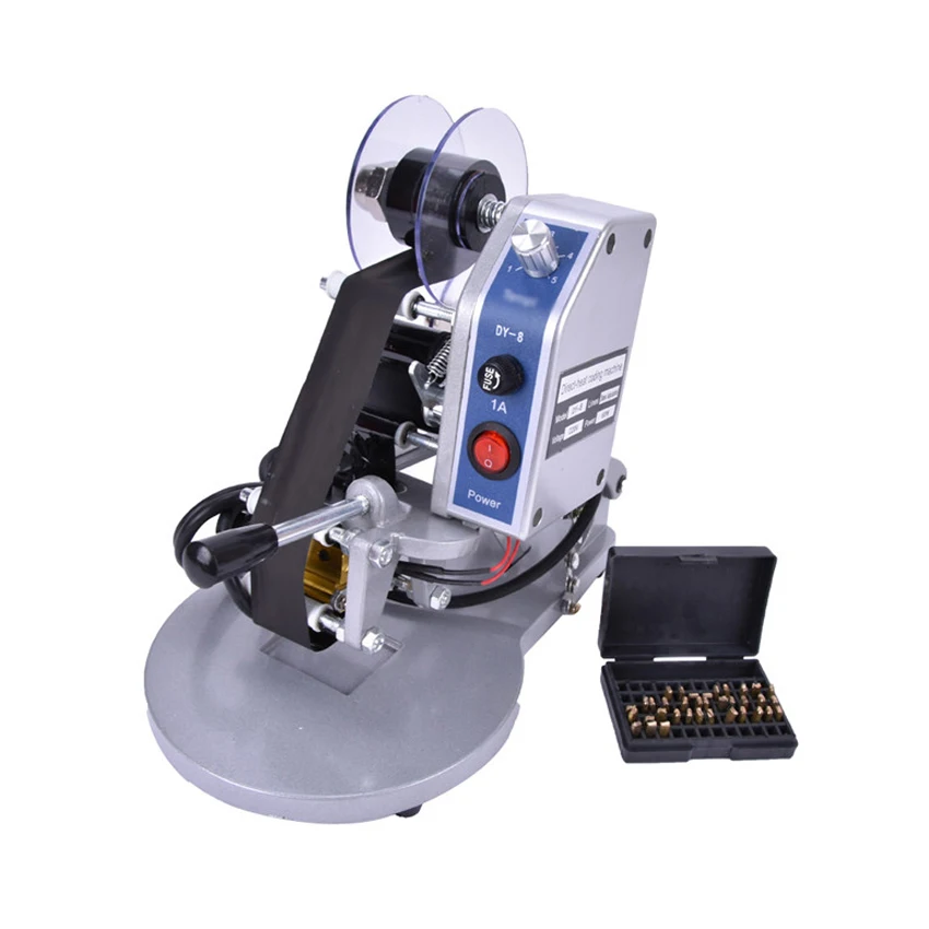 DY-8 Color Ribbon Hot Printing Machine,Heat ribbon printer,direct thermal ribbon coding machine,70 Prints/ Min Manual Hot Stamp
DY-8 Color Ribbon Hot Printing Machine,Heat ribbon printer,direct thermal ribbon coding machine,70 Prints/ Min Manual Hot Stamp