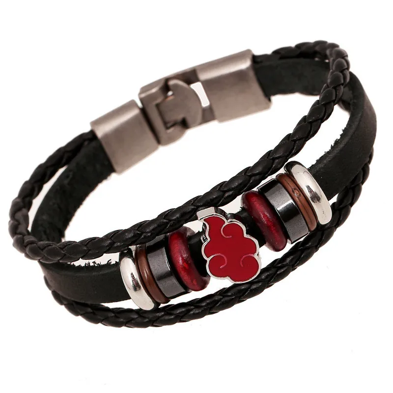 Anime Naruto Bracelet Homme Vintage Hand Woven Bracelets Handmade Genuine Leather Braclet Men Friendship Braslet LB148
Anime Naruto Bracelet Homme Vintage Hand Woven Bracelets Handmade Genuine Leather Braclet Men Friendship Braslet LB148