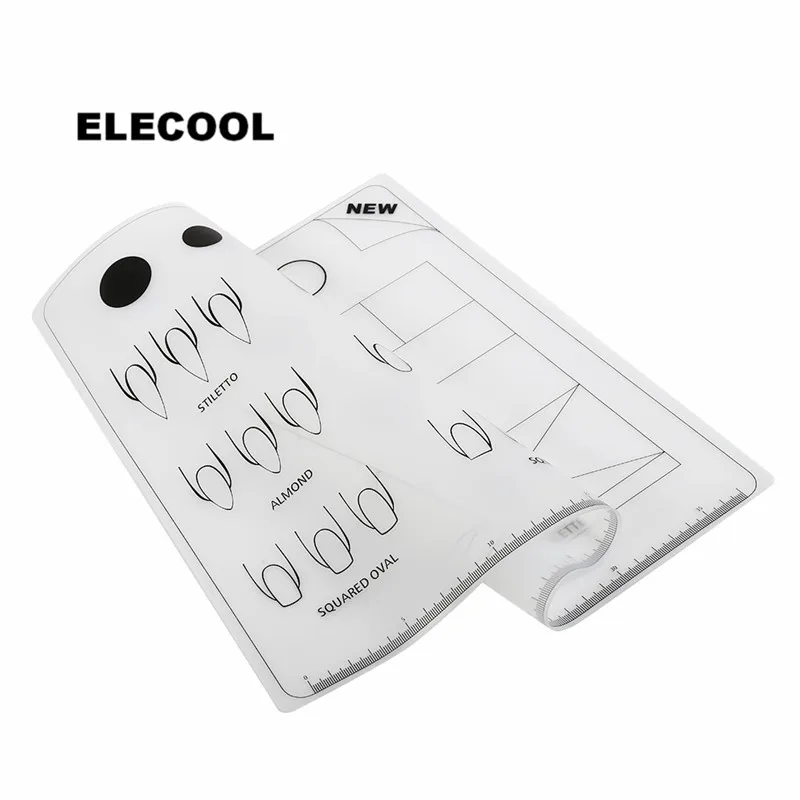 ELECOOL White Silicone Nail Art Tips Practice Mat Pad Plate Stamping Washable Nail Art Transfer Table Cover Palette Tool
ELECOOL White Silicone Nail Art Tips Practice Mat Pad Plate Stamping Washable Nail Art Transfer Table Cover Palette Tool