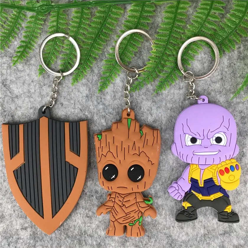 Action Avengers End Game Figure Groot Black Panther Thanos PVC Both Sides Keychain Decor Pendant Toys Gift for Children Avengers
Action Avengers End Game Figure Groot Black Panther Thanos PVC Both Sides Keychain Decor Pendant Toys Gift for Children Avengers