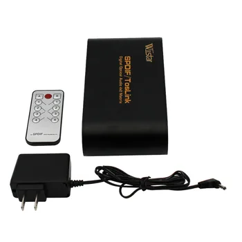SPDIF 4x2 MATRIX Spdif Matrix 4*2 4 Ways of Optical Fiber Signal Input Split or Switch to 2Sets of SPDIF Signal Receiving Device
SPDIF 4x2 MATRIX Spdif Matrix 4*2 4 Ways of Optical Fiber Signal Input Split or Switch to 2Sets of SPDIF Signal Receiving Device