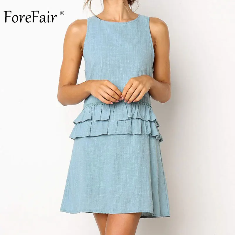 Forefair Women Dress Mini Sexy Ruffle Off Shoulder Lace Up High Waist Casual Open Back A Line Light Blue Beach Sundress Summer
Forefair Women Dress Mini Sexy Ruffle Off Shoulder Lace Up High Waist Casual Open Back A Line Light Blue Beach Sundress Summer